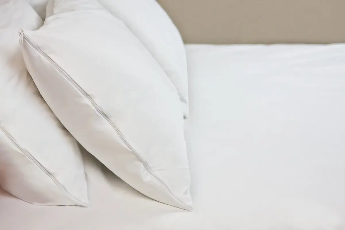 Hospitology Products Queen Pillow Encasement Set of 2 | 50cm x 76cm Waterproof Hypoallergenic Pillow Protector - view 3