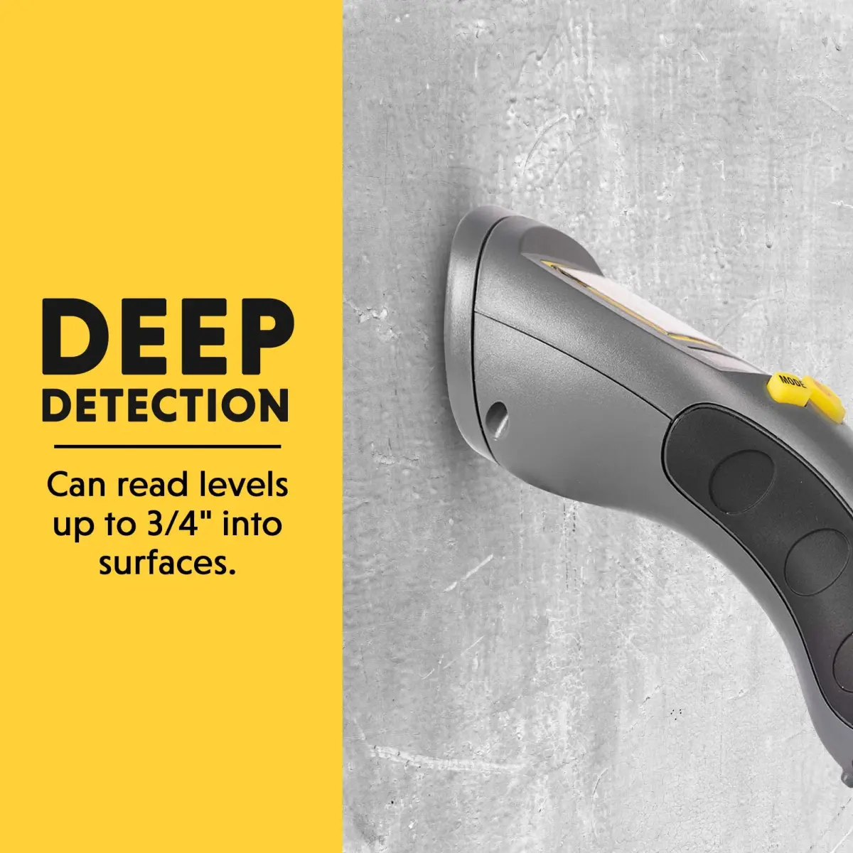 General Tools MM8 Pinless Moisture Meter | Detects Wood, Walls, Mold Up to 19mm Deep - view 6