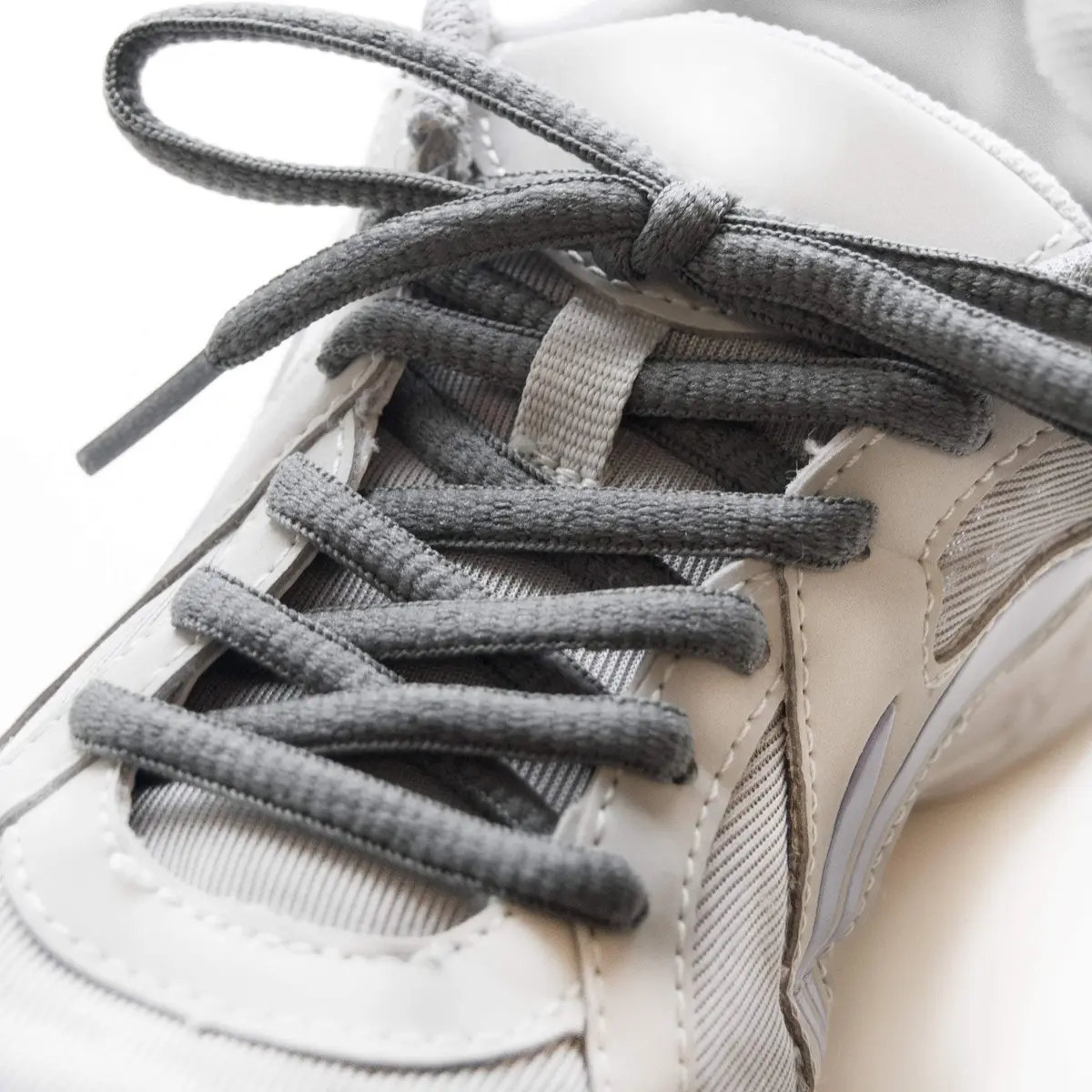 Lace Kings Oval Shoelaces Dark Grey 36in | Stylish Athletic Replacement - view 3
