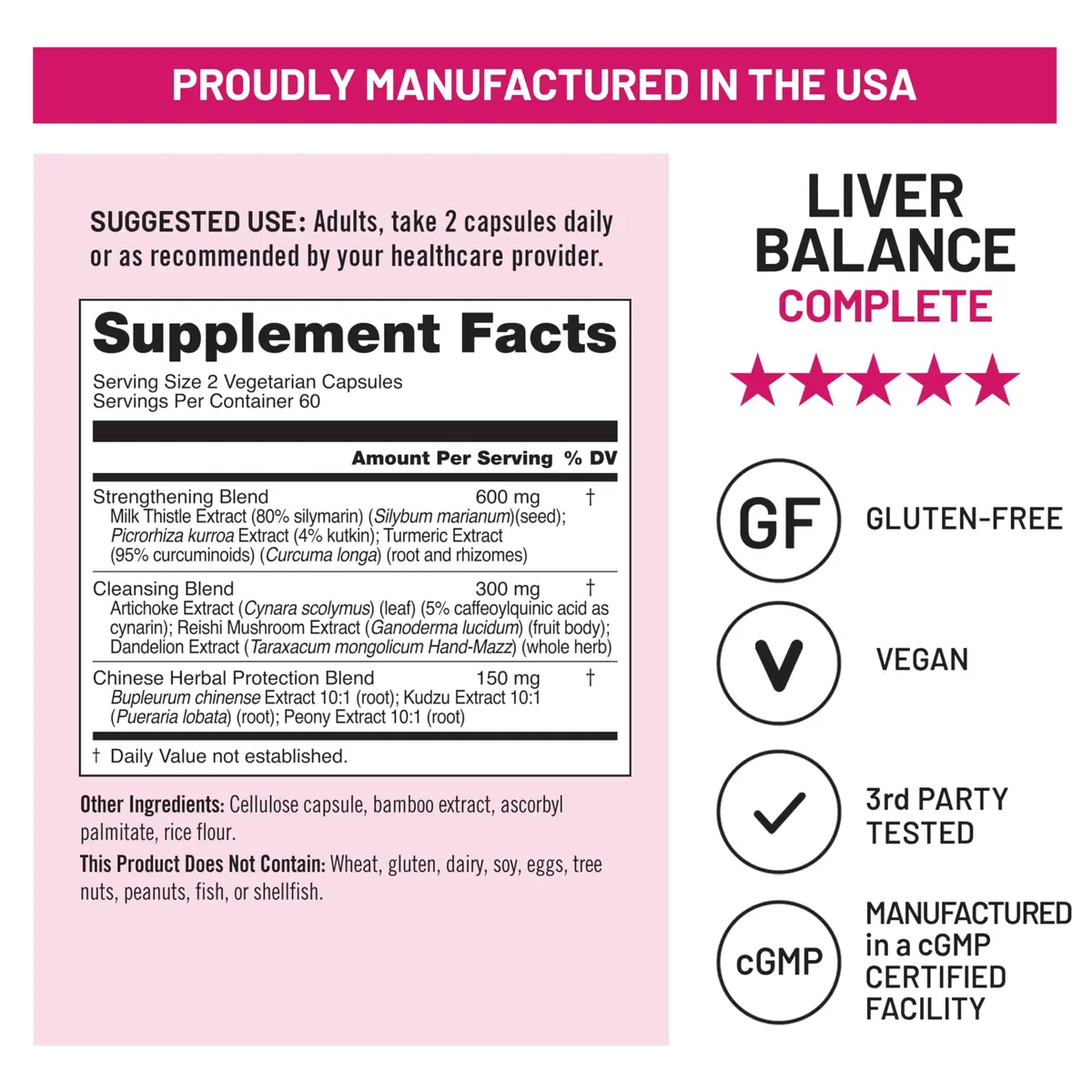 NatureWise Liver Balance Detox Supplement - Vegan, 120 Capsules | Supports Liver Function & Cleansing - view 5