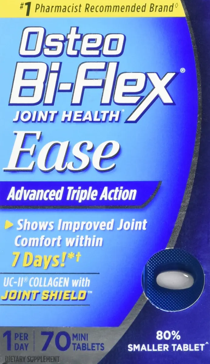Osteo Bi-Flex Joint Health Ease Mini Tabs 70 Count (Pack of 1) | Advanced Triple Action UC-II Collagen Formula - main product image