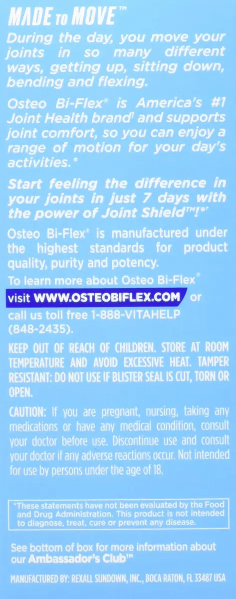 Osteo Bi-Flex Joint Health Ease Mini Tabs 70 Count (Pack of 1) | Advanced Triple Action UC-II Collagen Formula - view 2