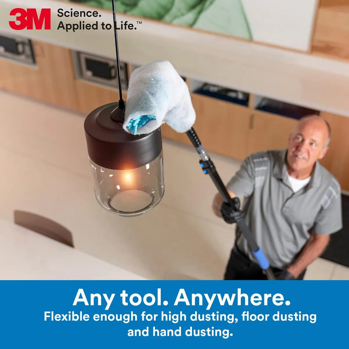 3M Easy Trap Sweep and Dust Sheets Roll 250 Sheets (8" x 6") | Traps 8X More Dirt, Dust, Sand & Hair - view 3