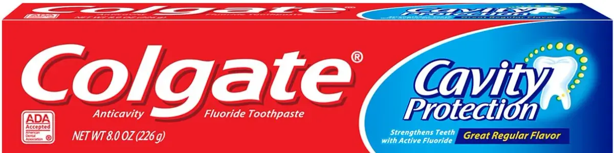Colgate Cavity Protection Toothpaste 8 Ounce (1.5 kg) | Fights Cavities with Active Fluoride - main product image