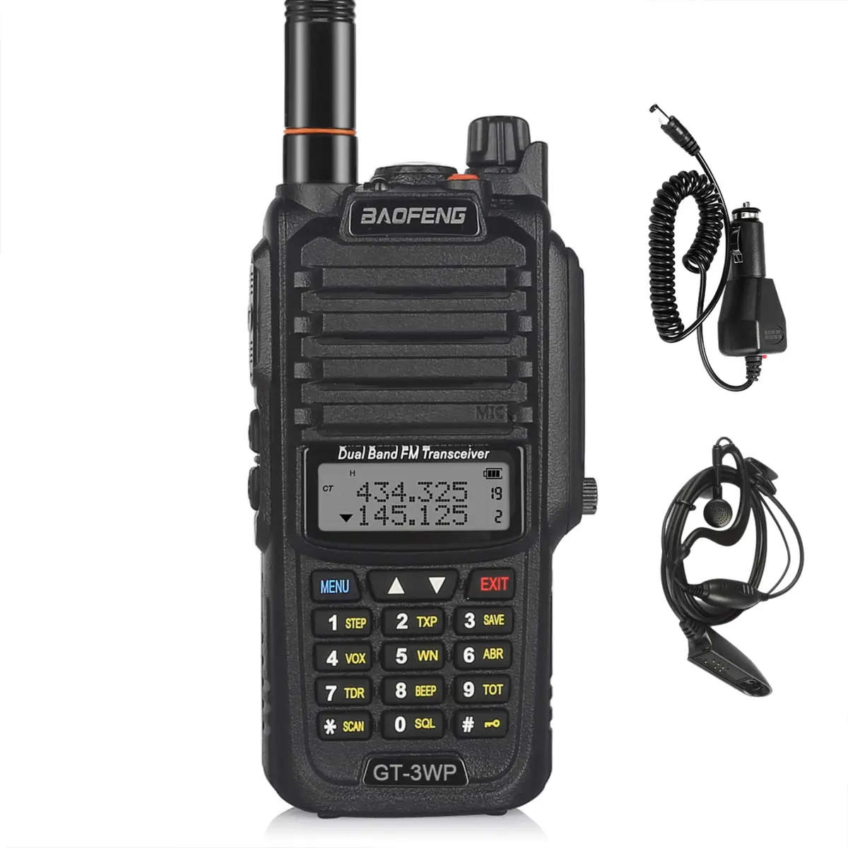 BAOFENG GT-3WP Dual Band Two-Way Radio IP67 Waterproof Dustproof | Reliable Wet Environment Communication - main product image