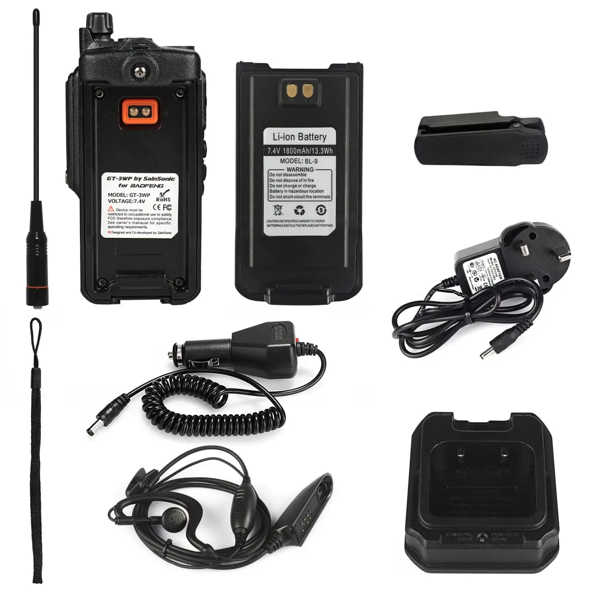 BAOFENG GT-3WP Dual Band Two-Way Radio IP67 Waterproof Dustproof | Reliable Wet Environment Communication - view 7