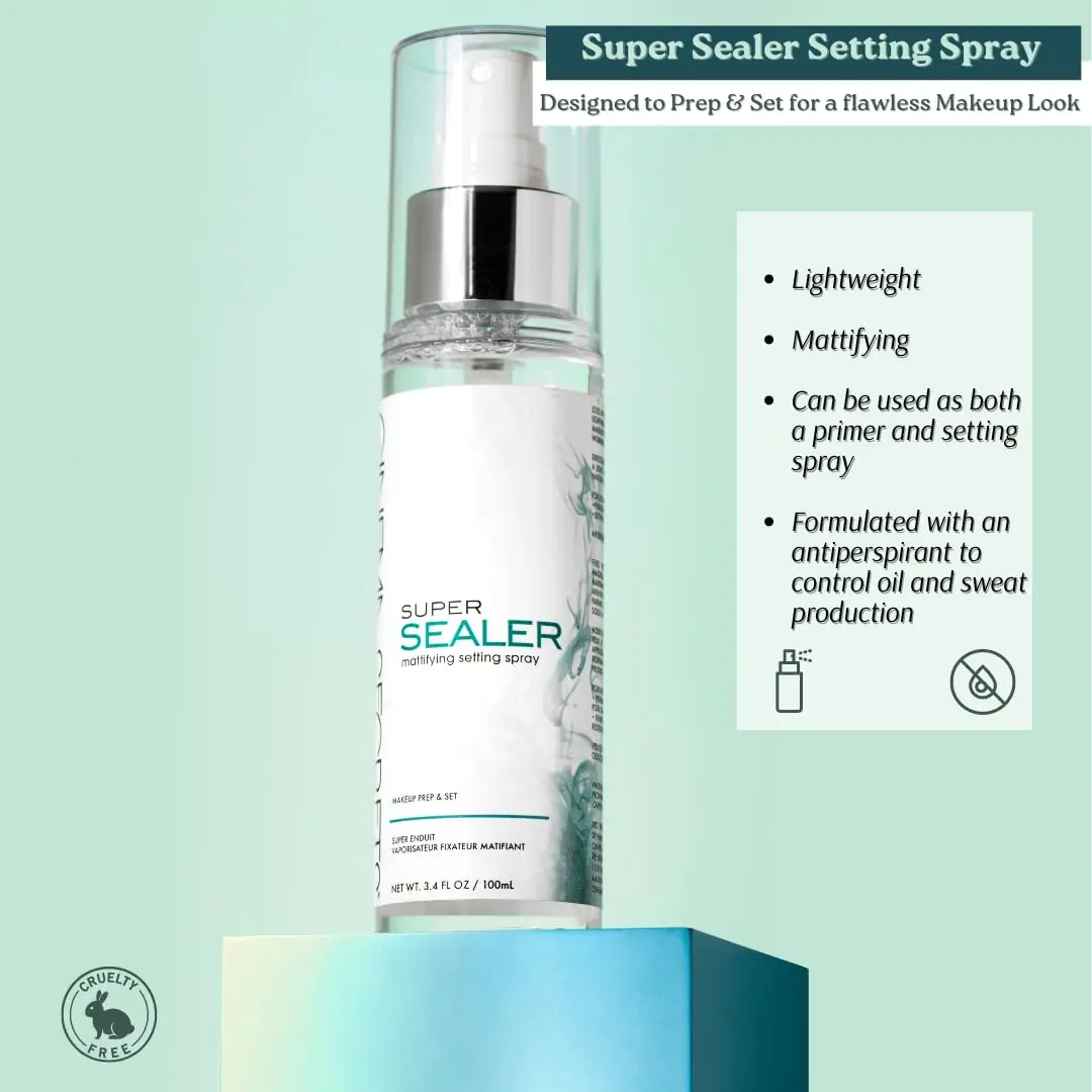 Cinema Secrets Super Sealer Setting Spray 100ml (3.4 Fl Oz) | Locks Makeup for Long-Wear & High Humidity - view 5