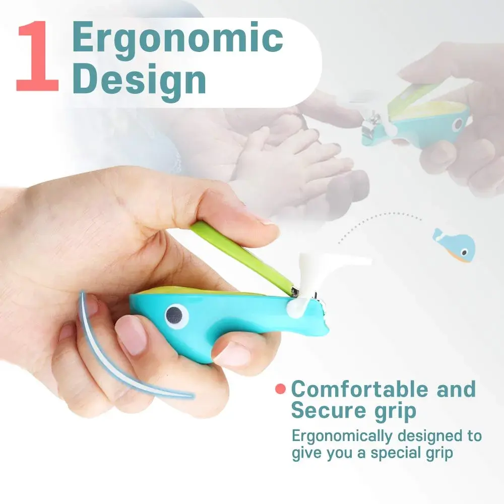 ROYAL Baby Whale Nail Clipper with Magnifier SMC-2 (1 Unit) | Made in Korea - view 2