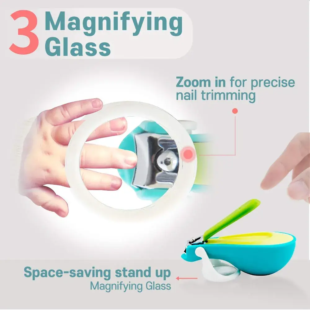 ROYAL Baby Whale Nail Clipper with Magnifier SMC-2 (1 Unit) | Made in Korea - view 4
