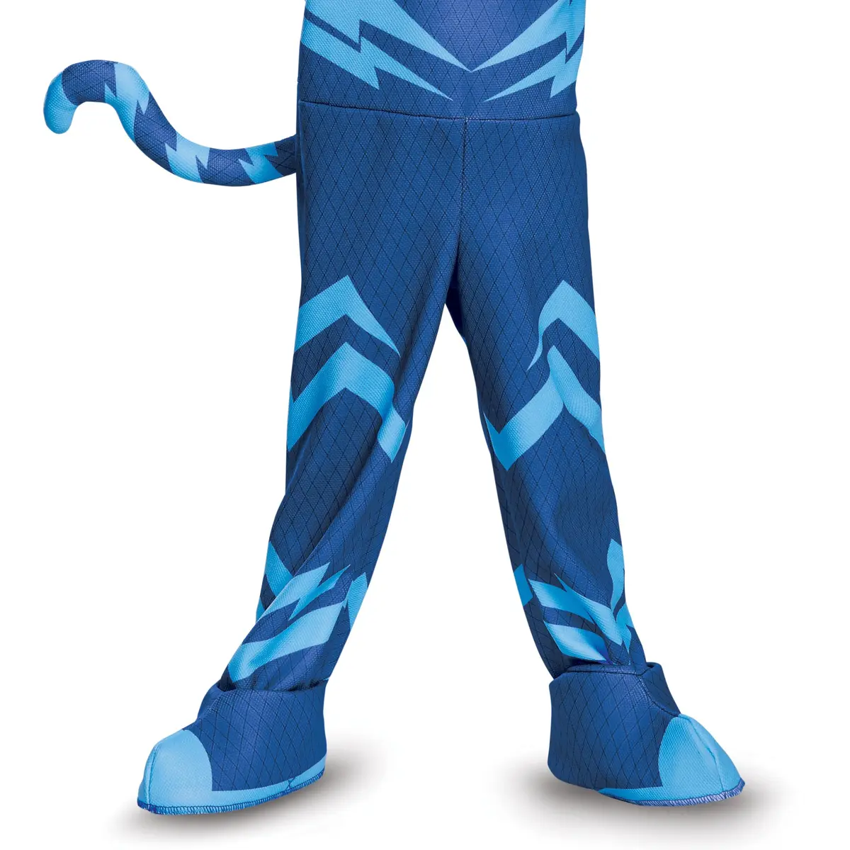 Disguise PJ Masks Catboy Deluxe Costume Jumpsuit with Mask, Toddler Size Small (2T) | Glow-in-the-Dark Details - view 3