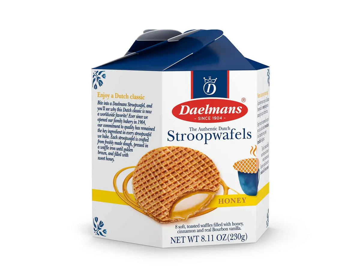Daelmans Stroopwafels Honey Dutch Waffle Cookies 8.11 Oz | Authentic Caramel & Honey Wafers - view 2