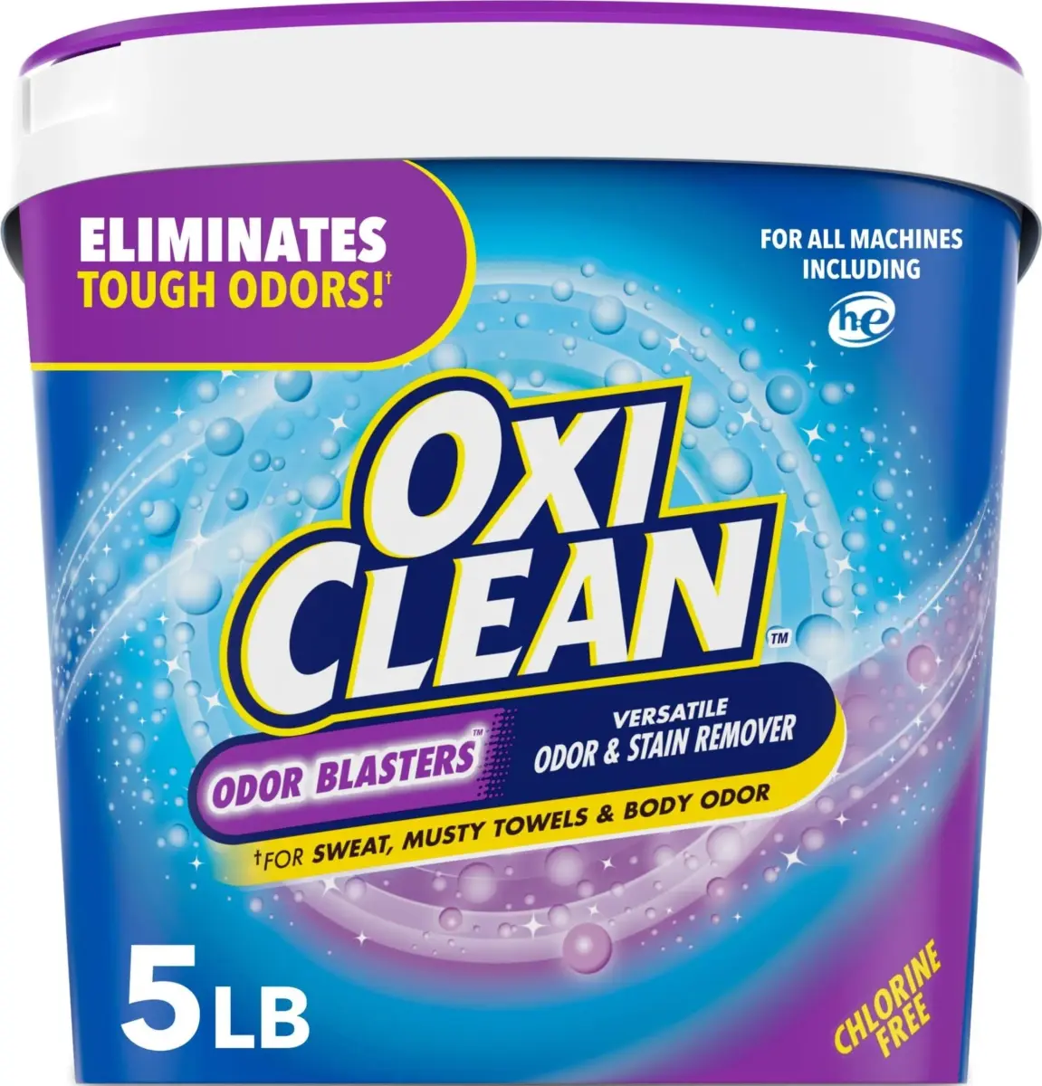 OxiClean Odor Blasters Versatile Odor and Stain Remover Powder 2.27 kg (5 lb) | Oxygen-Powered Stain & Odor Eliminator - main product image