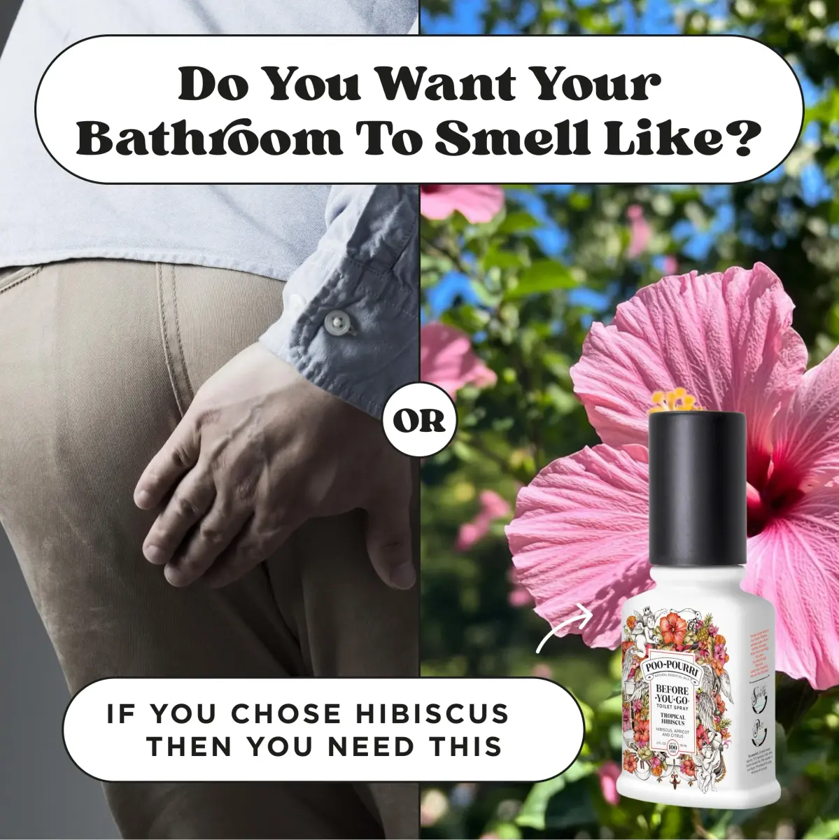 Poo-Pourri Tropical Hibiscus Before-You-Go Toilet Spray 74ml (2 Fl Oz) | Prevents Odors with Natural Essential Oils - view 5