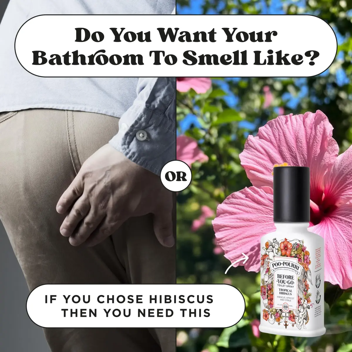 Poo-Pourri Tropical Hibiscus Before-You-Go Toilet Spray 118ml (4 Fl Oz) | Prevents Odors with Natural Essential Oils - view 7