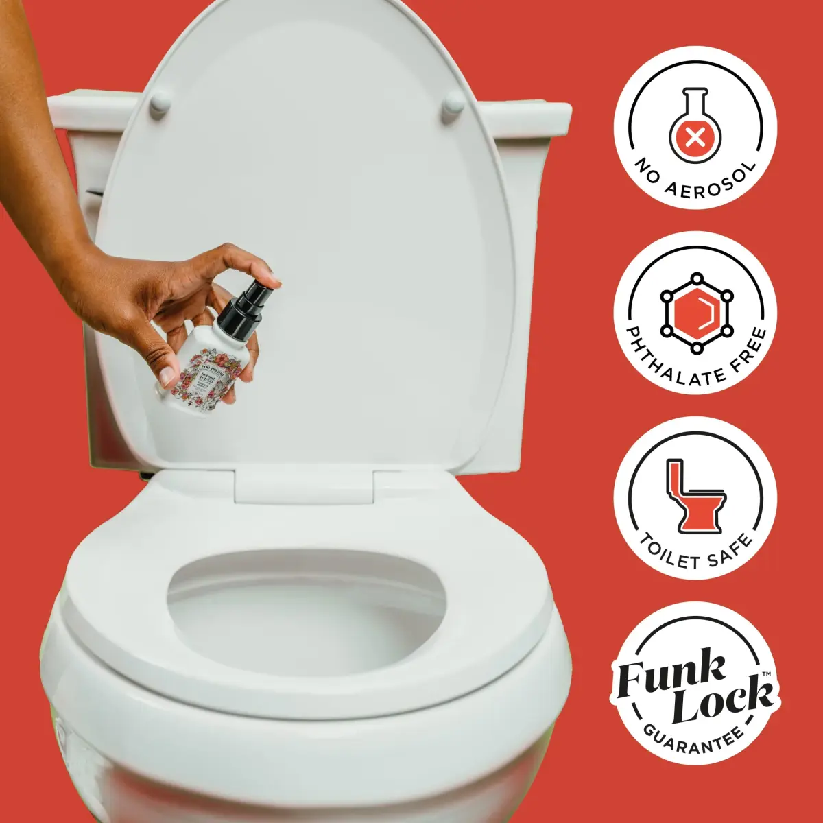 Poo-Pourri Tropical Hibiscus Before-You-Go Toilet Spray 118ml (4 Fl Oz) | Prevents Odors with Natural Essential Oils - view 4
