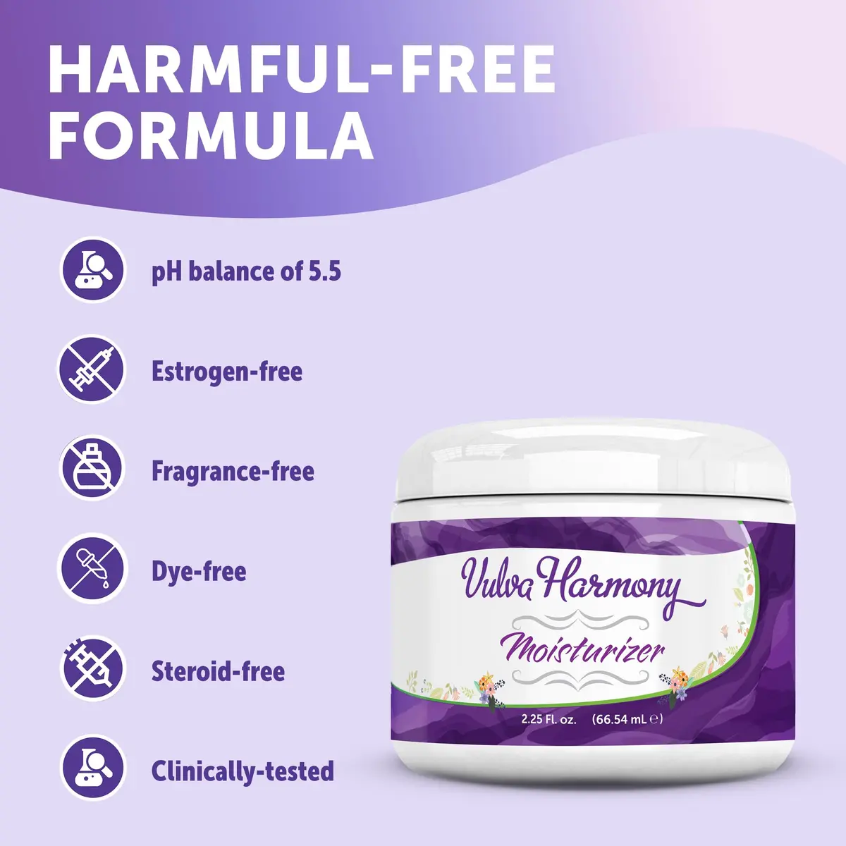 Bloom Krans Vulva Harmony Vaginal Moisturizer Cream 66ml (2.25 Oz) | Soothes Dryness, Irritation & Chafing with Natural Oils - view 4