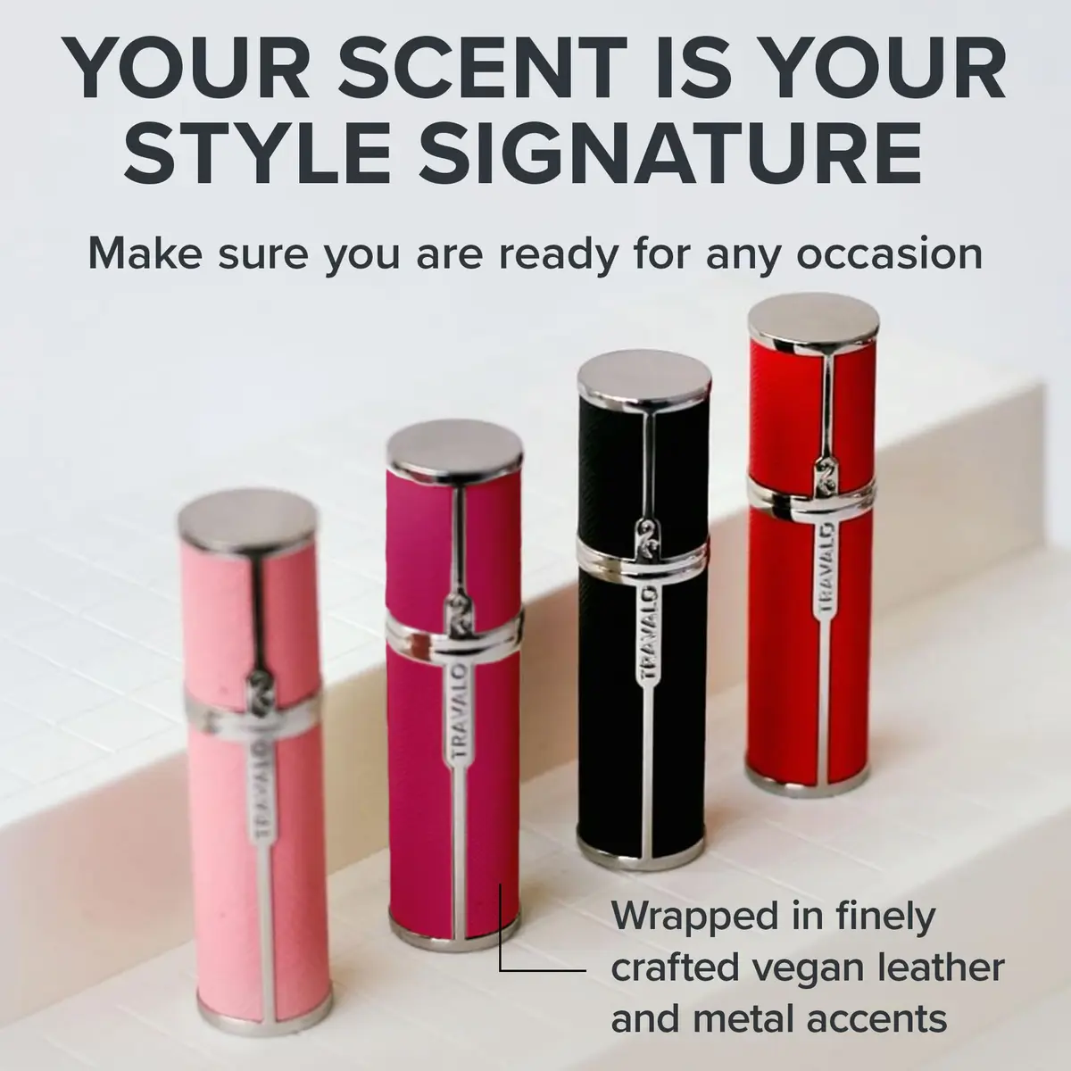 Travalo Milano Perfume Atomizer 0.2 Oz | Leak-Proof, TSA Approved, Reusable, Airtight, Easy Fill Mini Pump Spray - Hot Pink - view 2
