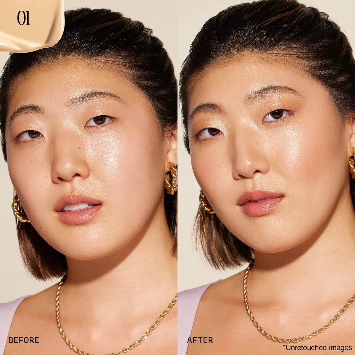 Milani Conceal + Perfect 2-in-1 Foundation + Concealer 01-Creamy Vanilla 29.57ml (1 Fl Oz) | Water-Resistant, Full Coverage - view 3