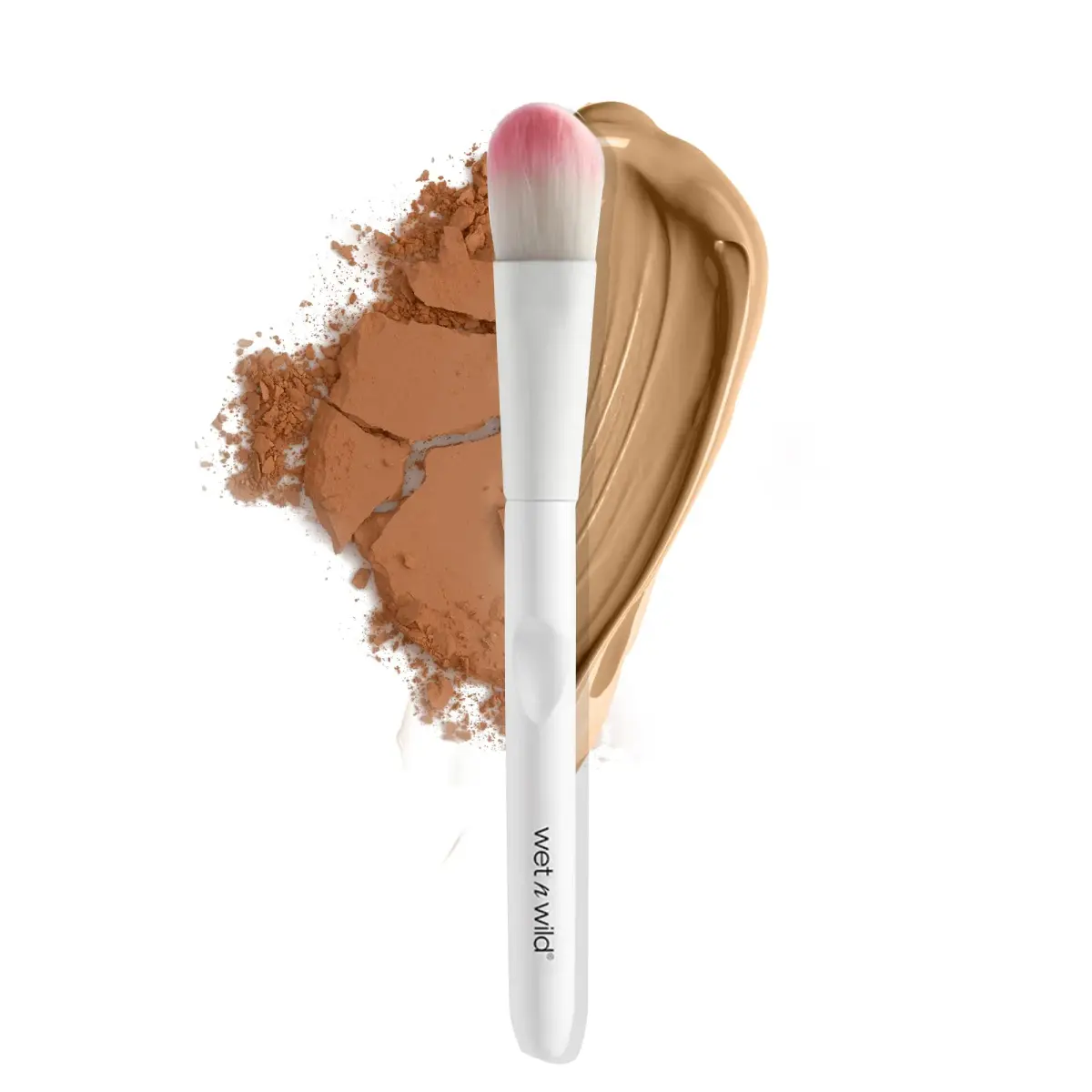 wet n wild Foundation Brush - Densely-Packed Synthetic Fiber Bristles for Flawless Application - main product image