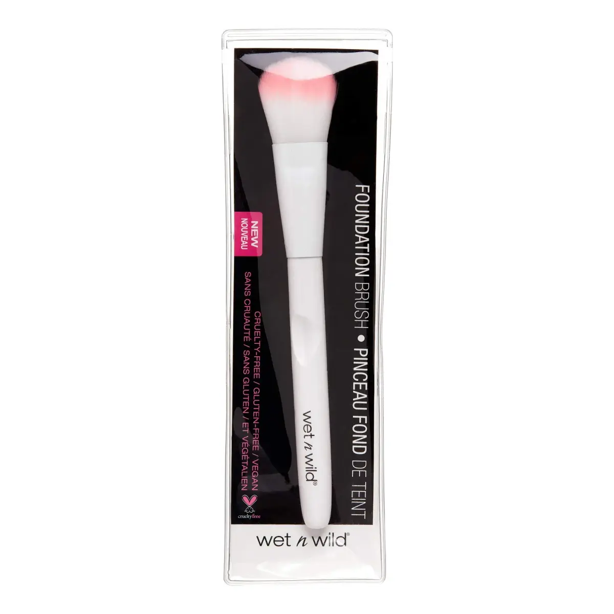 wet n wild Foundation Brush - Densely-Packed Synthetic Fiber Bristles for Flawless Application - view 3