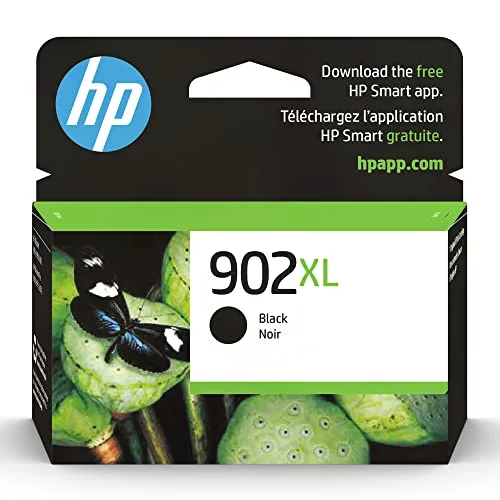 HP 902XL Black High-Yield Ink Cartridge | Fade-Resistant Documents & Brilliant Images - main product image