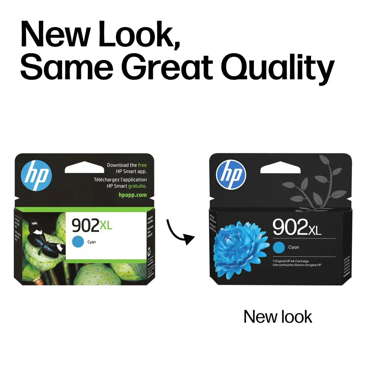 HP 902XL Cyan High-Yield Ink Cartridge (750 pages) | Fade-Resistant Documents - view 3
