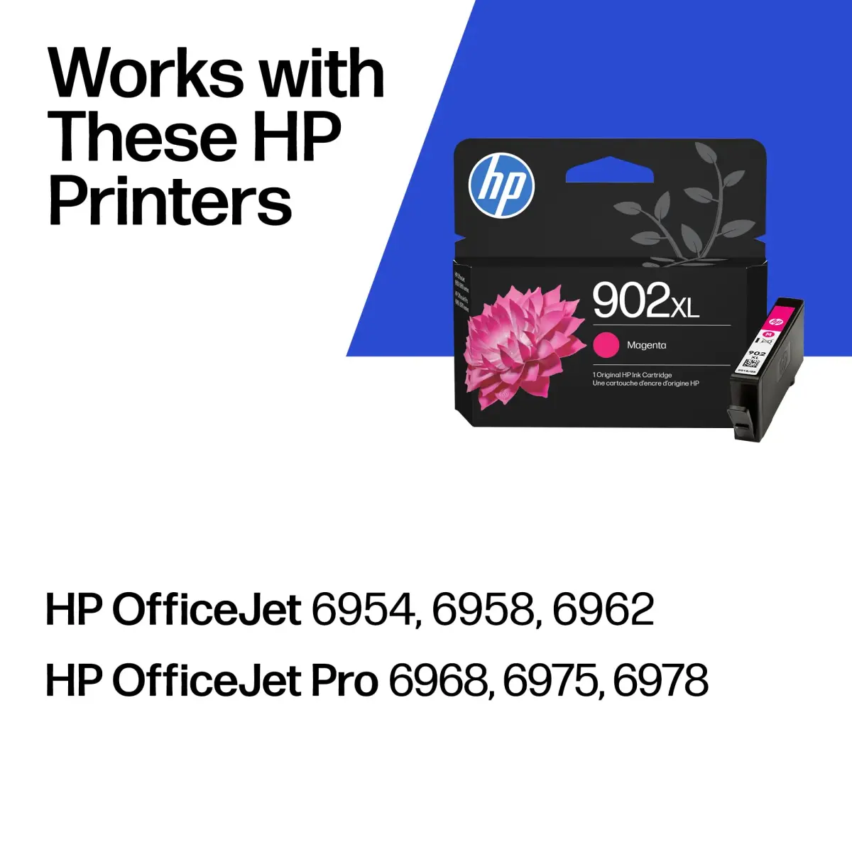 HP 902XL Magenta High-Yield Ink Cartridge | 750 Pages | Original HP Ink - view 2