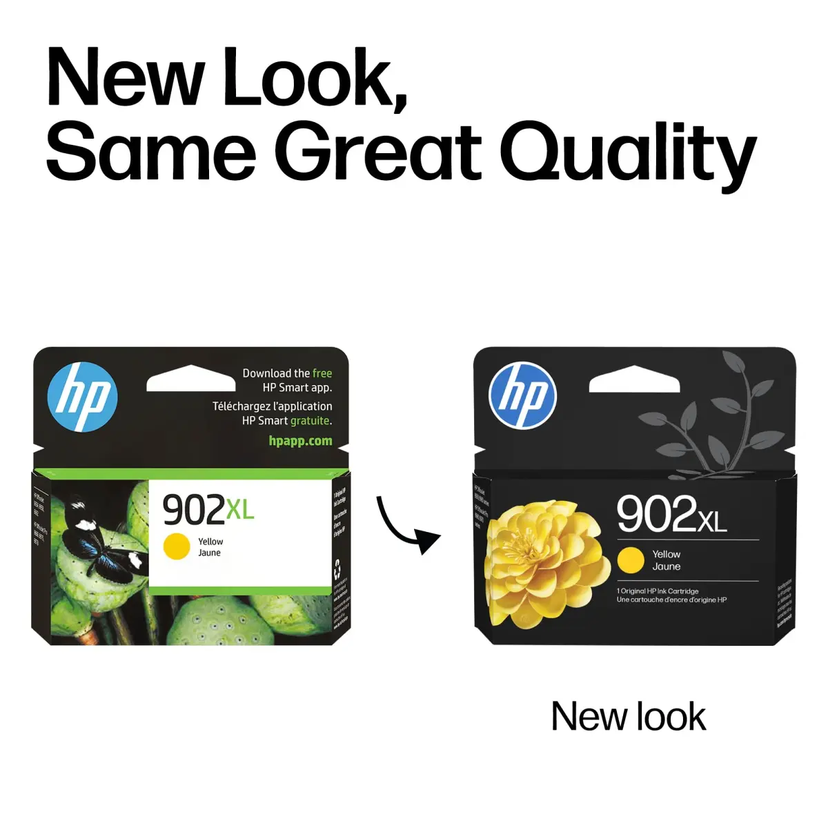 HP 902XL Yellow High-Yield Ink Cartridge | 750 Pages | Pigment Ink - view 3