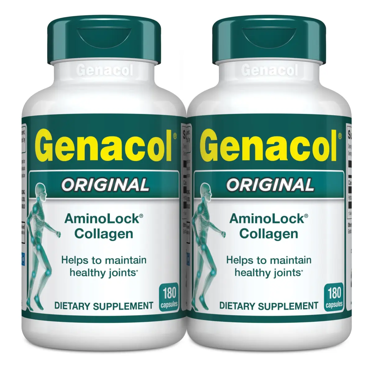 Genacol Original Hydrolyzed Collagen Joint Supplement 360 Count (120-Day Supply) | Clinically Tested AminoLock Peptides for Joint Health - main product image
