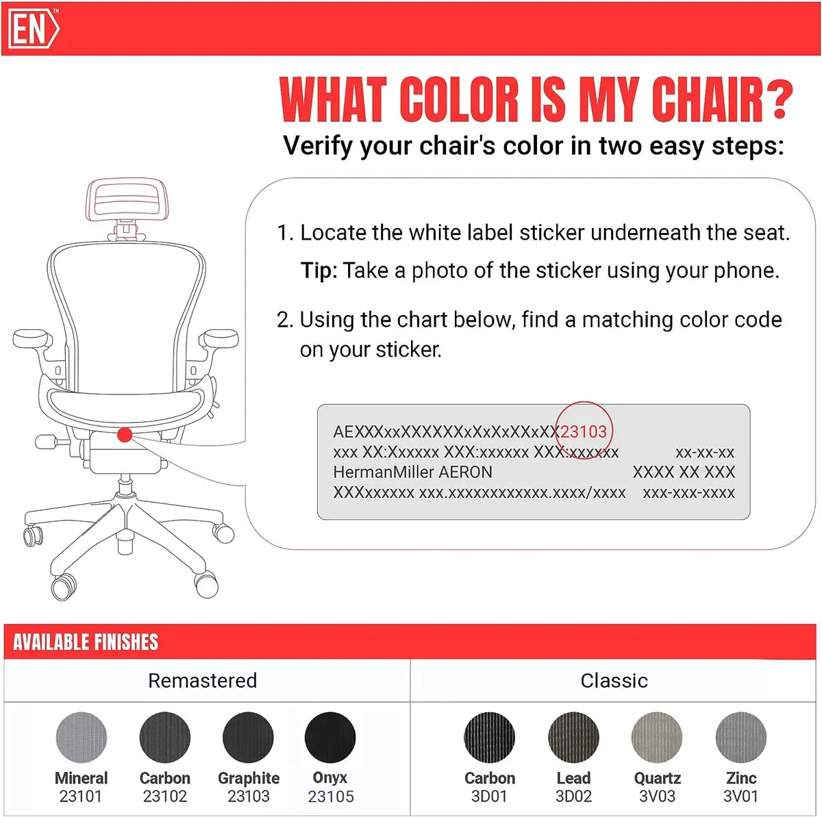 Engineered Now Headrest for Herman Miller Aeron Chair H4 | Adjustable Neck Support (70-120 chars) - view 4