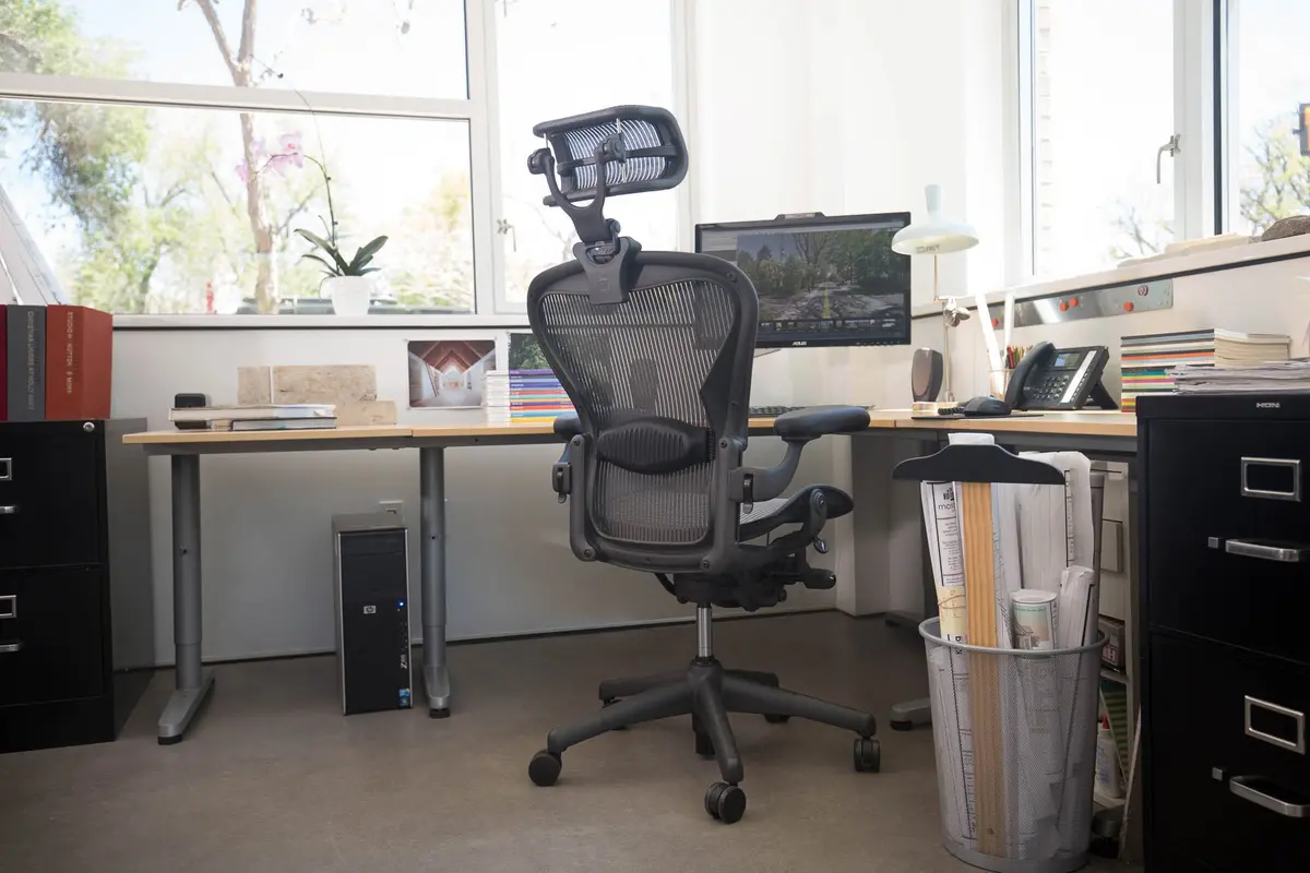 Engineered Now Headrest for Herman Miller Aeron Chair H4 | Adjustable Neck Support (70-120 chars) - view 6