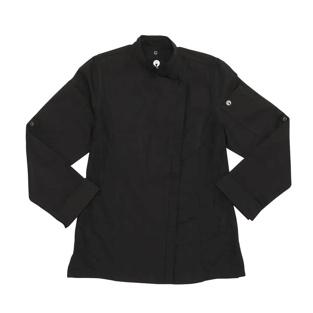Chef Works Women's Hartford Chef Coat, Black, XX-Large | Lightweight, Breathable & Durable for Food Service - view 6
