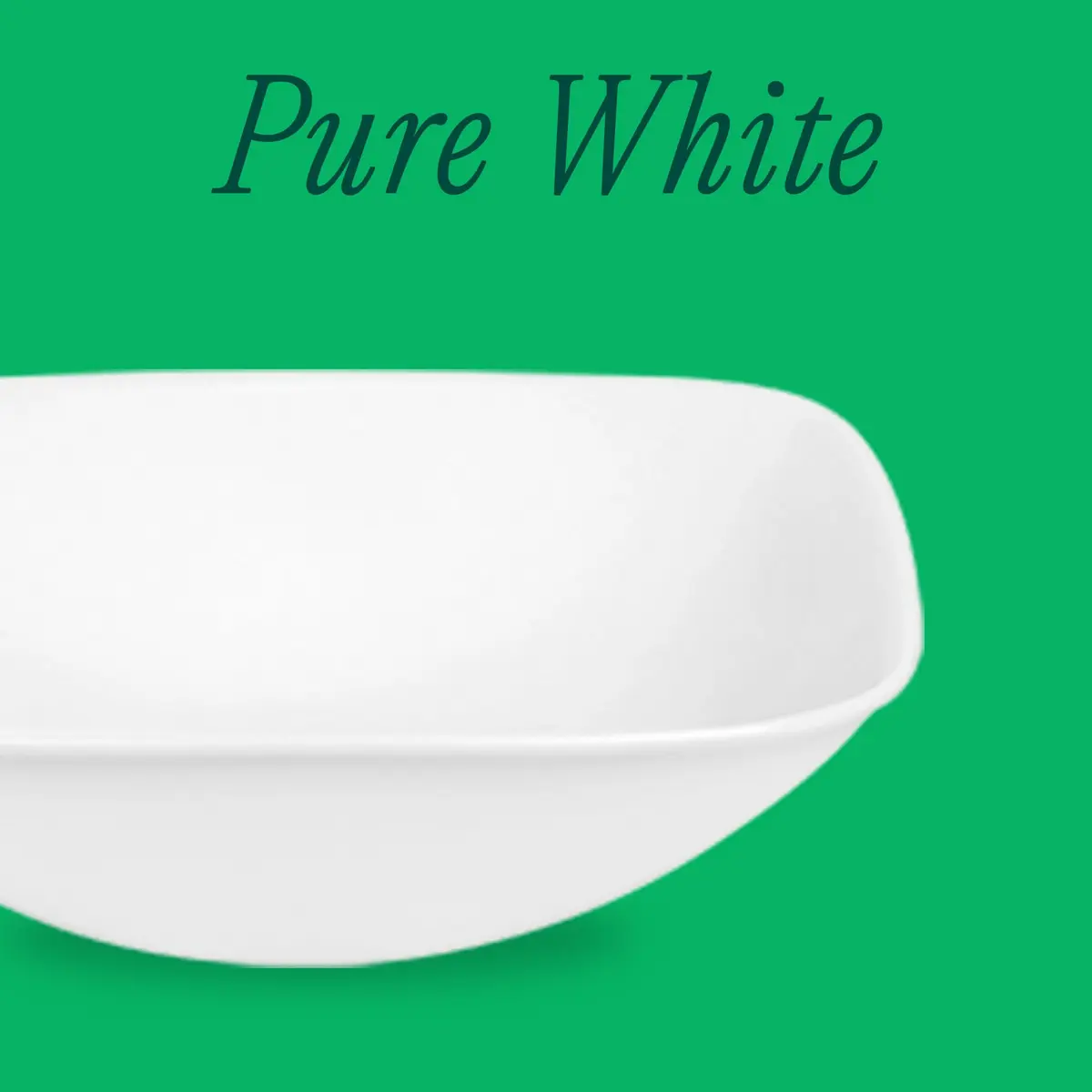 Corelle White 2-Piece 32-Ounce Square Bowl Set | Durable, Lightweight, Microwave & Dishwasher Safe - view 2