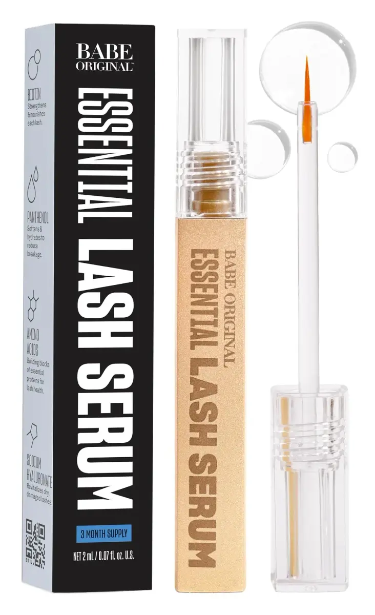 Babe Original Essential Lash Serum 2ml (0.07ml) | Visibly Longer-Looking Lashes - main product image
