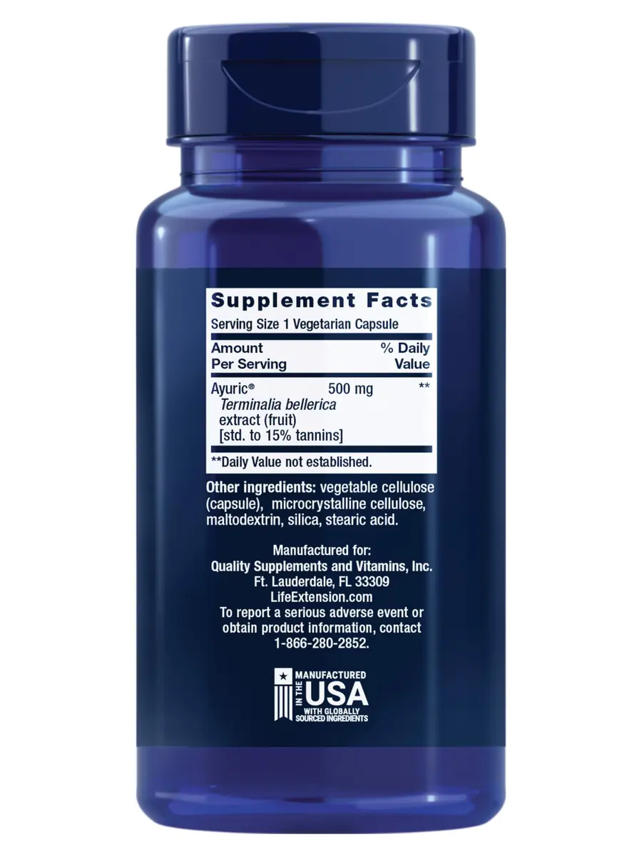 Life Extension Uric Acid Control 60 Capsules | Supports Healthy Uric Acid Balance & Joint Comfort - view 2
