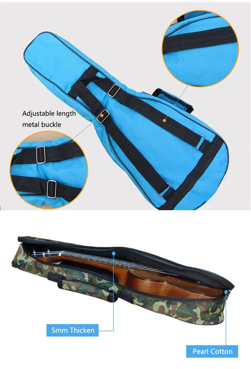 HOT SEAL Waterproof Ukulele Case 21in | Waterproof Cotton Bag with Storage - view 3