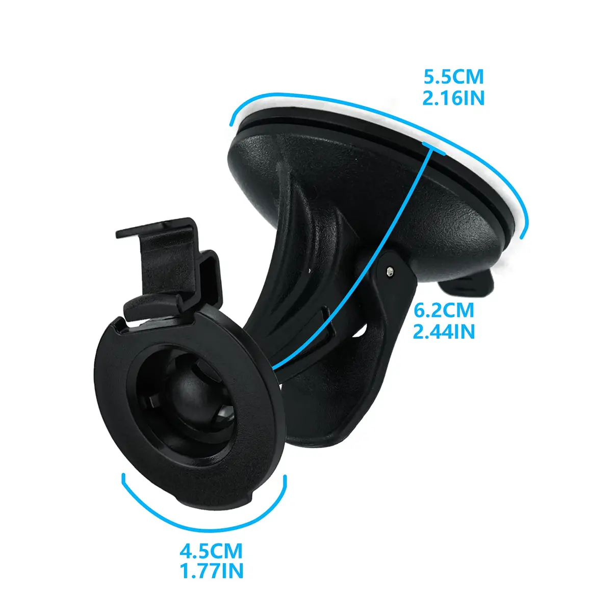 EKIND Car Windscreen Suction Cup Mount Holder for Garmin GPS Nuvi 52 | Strong Suction, Adjustable, Durable - view 2