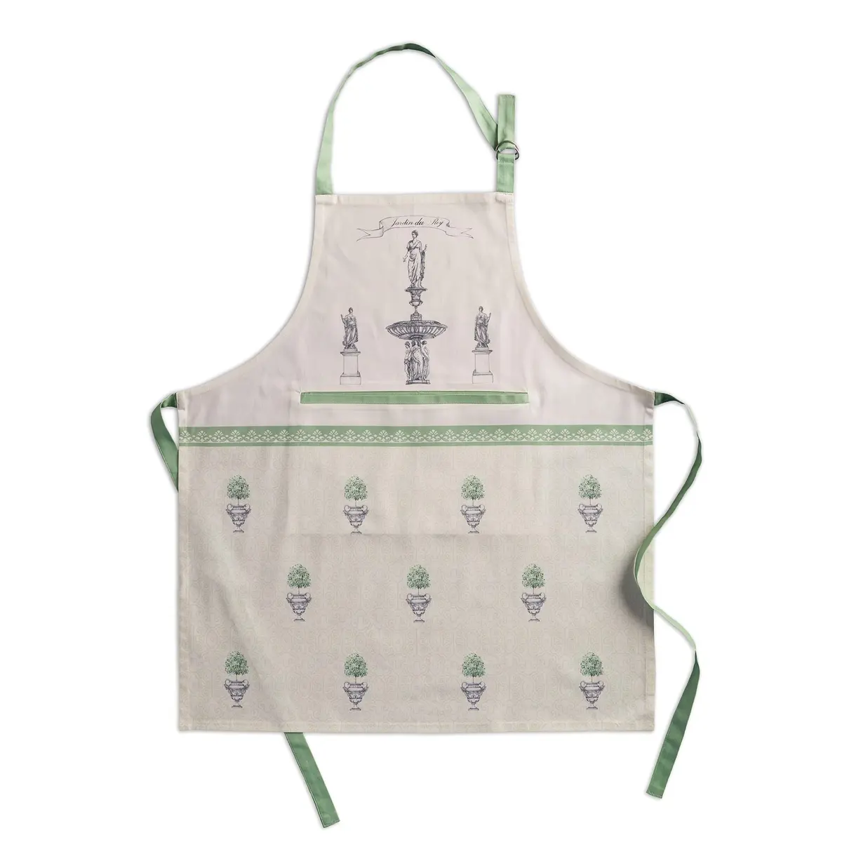 Maison d' Hermine Aprons for women with Pocket 100% Cotton | Stylish & Durable Kitchen Apron - main product image