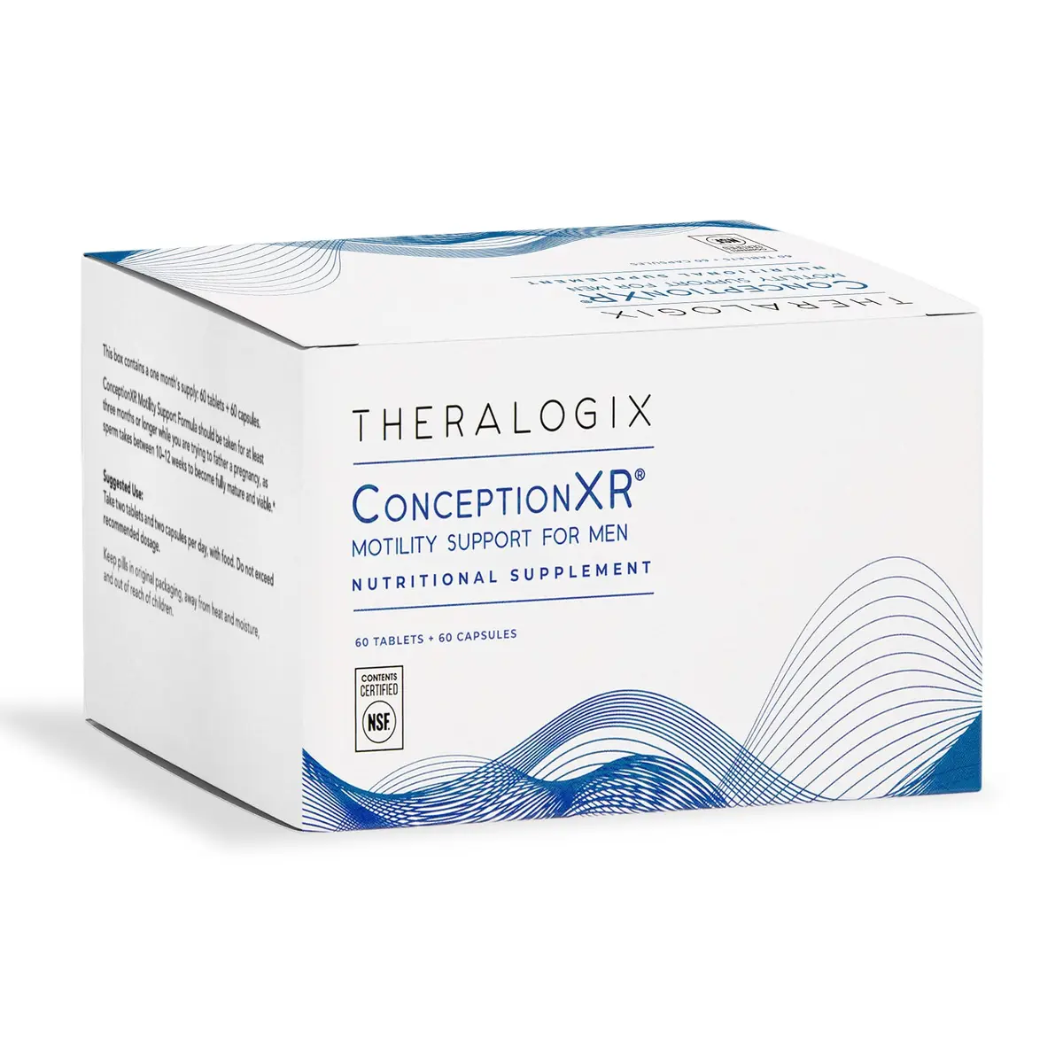 Theralogix ConceptionXR Motility Support – Men's Fertility, NSF Certified | Supports sperm health & motility - main product image