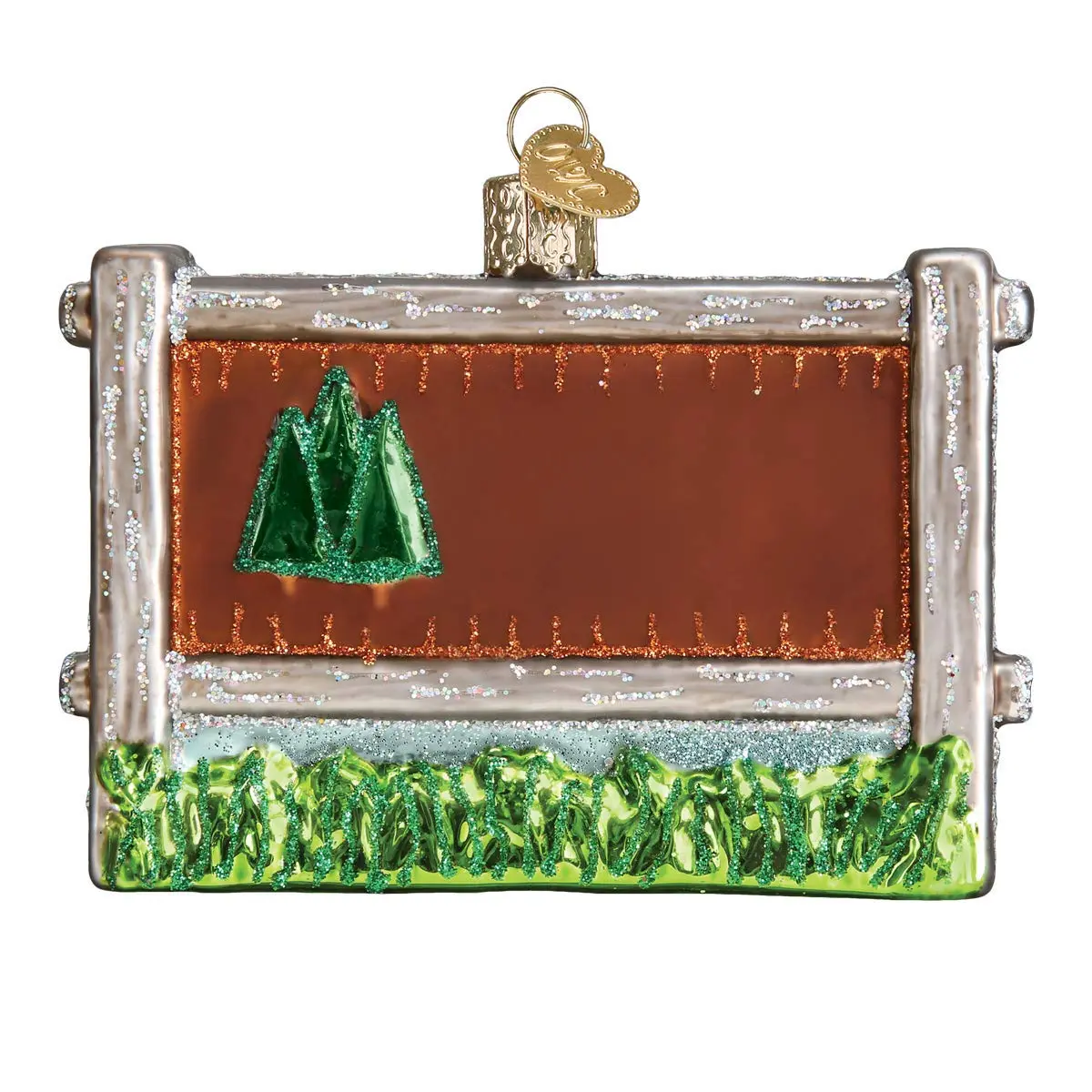 Old World Christmas Acadia National Park Glass Blown Ornament 9.5cm (3.75 In W) | Hand-Painted Heirloom - view 3