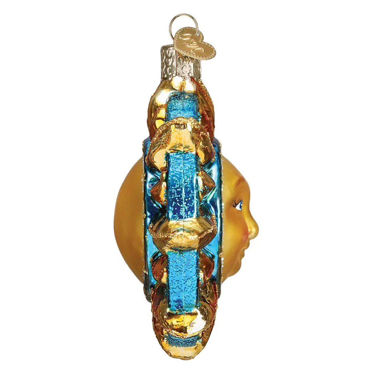 Old World Christmas Fanciful Sun Glass Blown Ornament for Christmas Tree | Handcrafted Holiday Decoration, Outer Space Collection - view 4