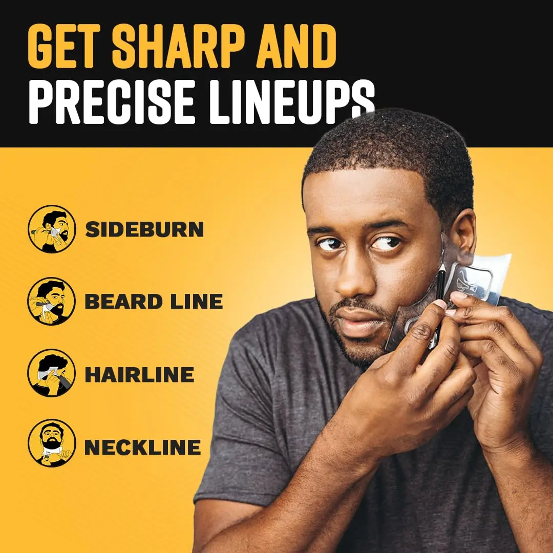 The Cut Buddy Original Beard and Hairline Shaping Tool with Tracer Pencil | Professional Grooming Guide - view 4