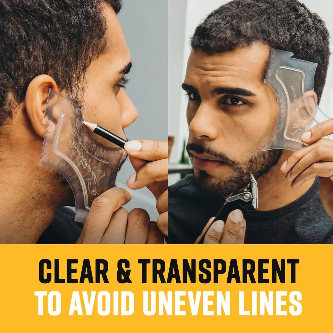 The Cut Buddy Original Beard and Hairline Shaping Tool with Tracer Pencil | Professional Grooming Guide - view 3