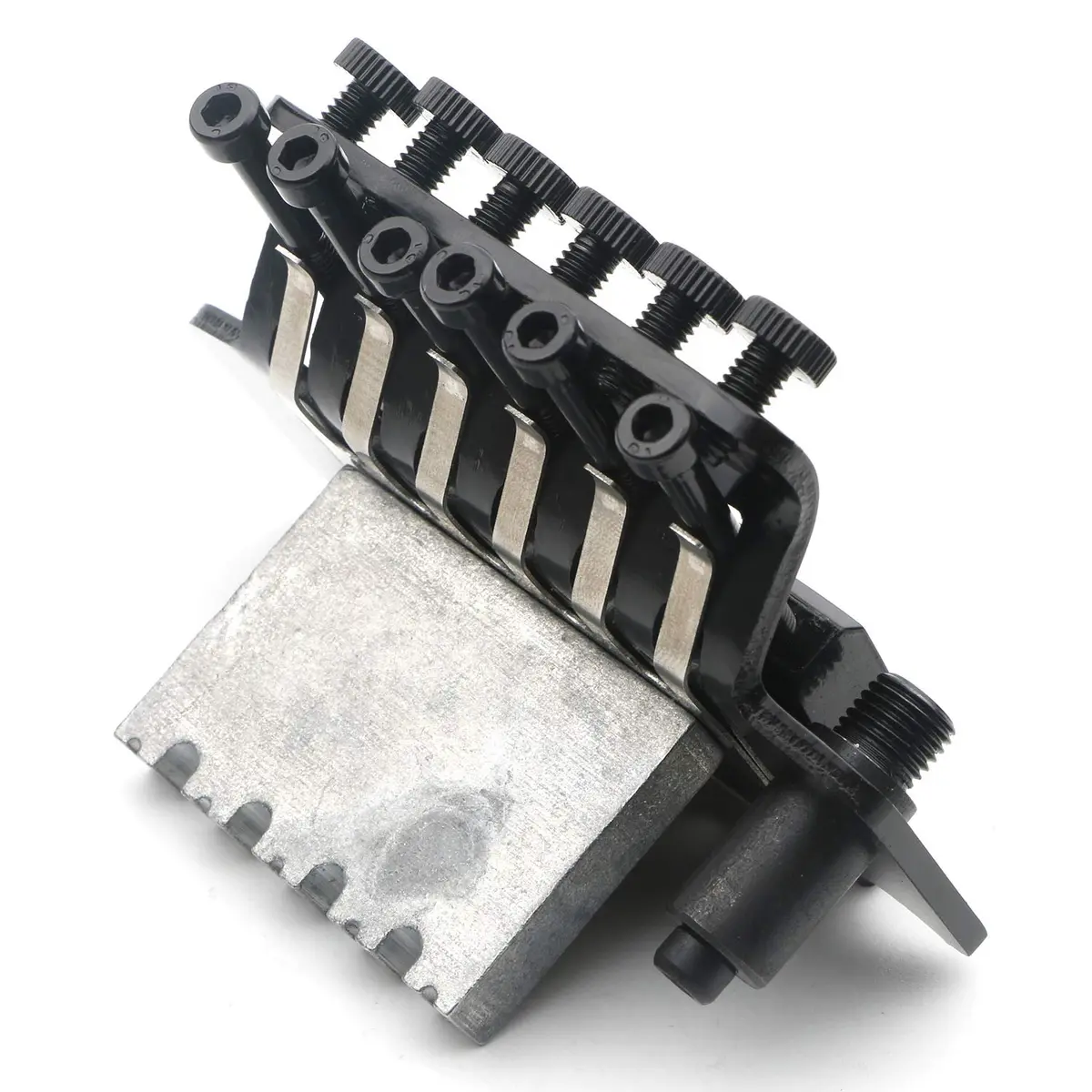 Swhmc Black Tremolo Bridge for Strat - Double Locking Floyd Rose Type | Improve Tuning Stability - view 5