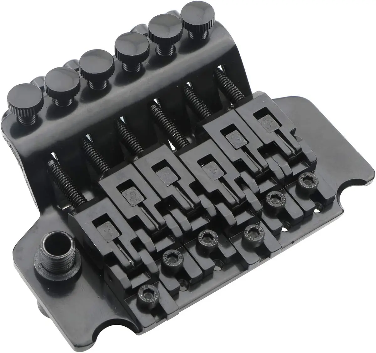 Swhmc Black Tremolo Bridge for Strat - Double Locking Floyd Rose Type | Improve Tuning Stability - view 4