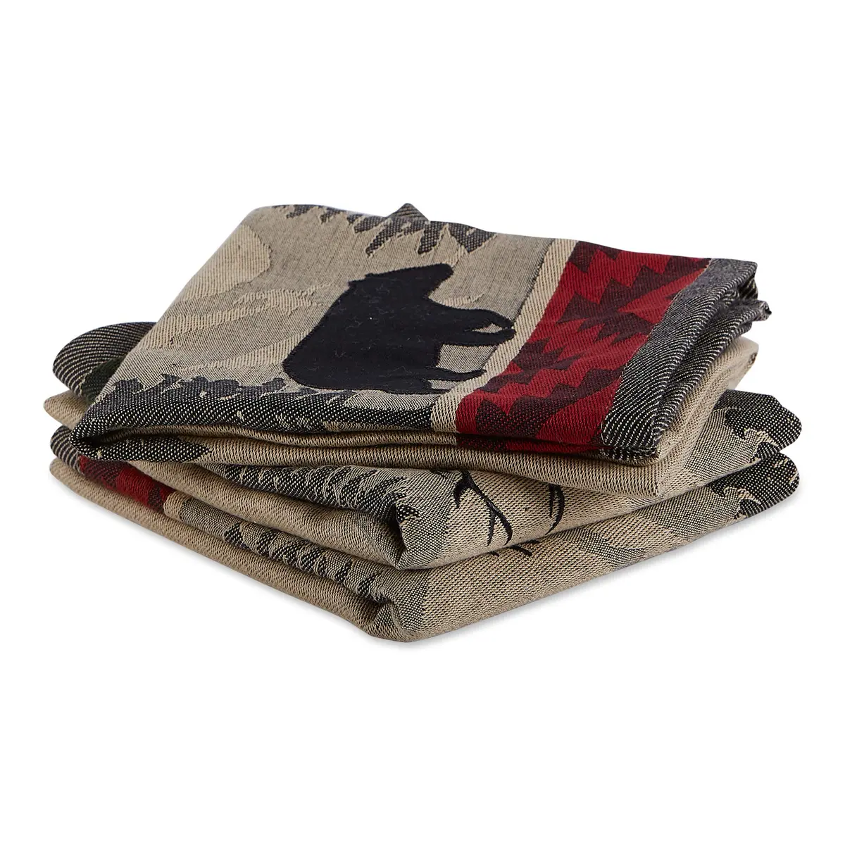 DII Woodlands Collection Dishtowel Set 18x28 inches (45.7x71.1 cm) | 100% Cotton, Ultra Absorbent, Low Lint - view 7