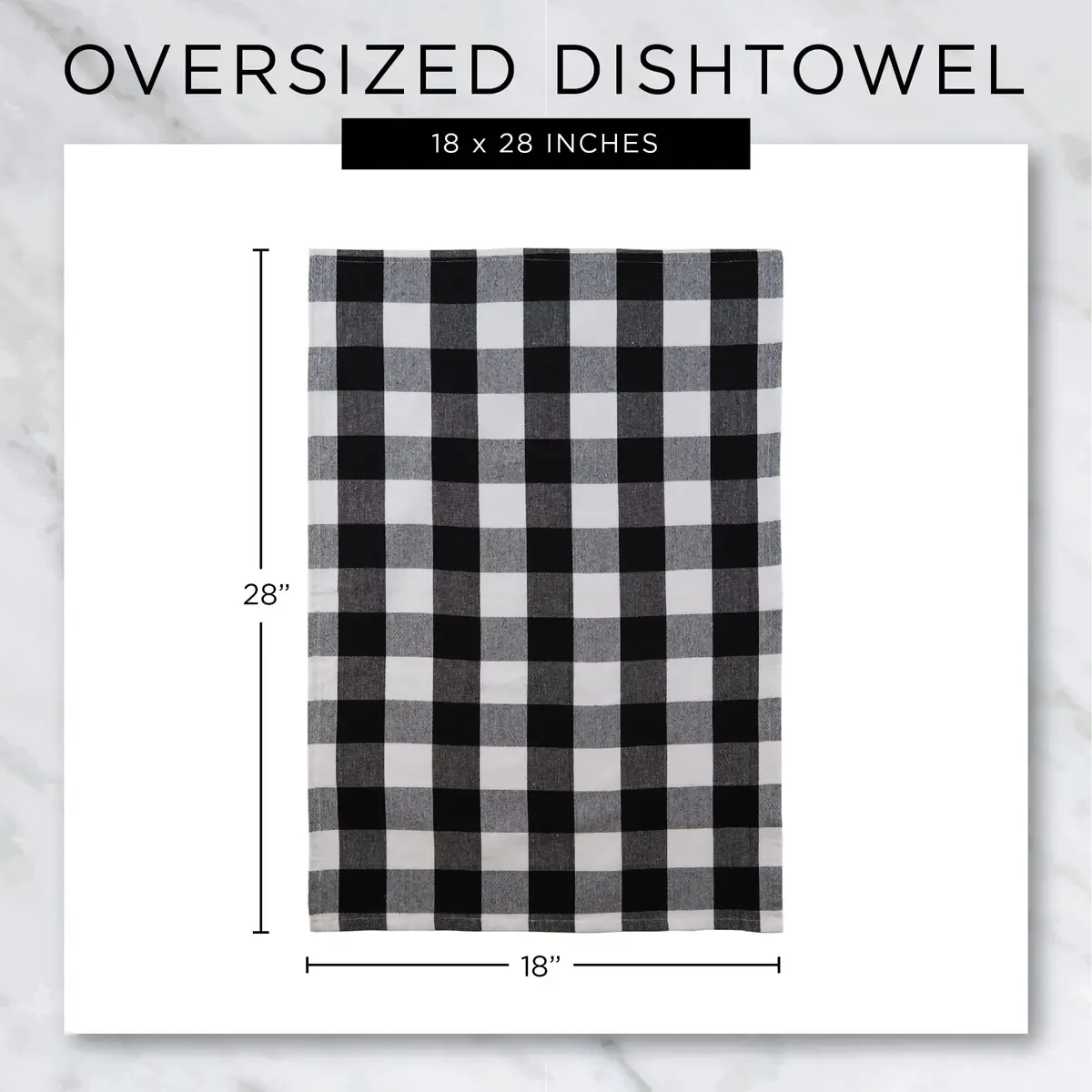 DII Holiday Kitchen Towels Embroidered Dish Towel Set, 18x28, Cabin Christmas, 3 Piece - view 7