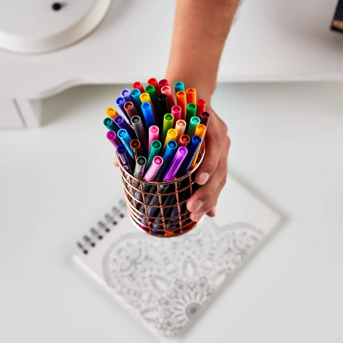 Crayola Fine Line Markers for Adults 40ct | Vibrant, Precise Coloring Set for Art & Relaxation - view 3