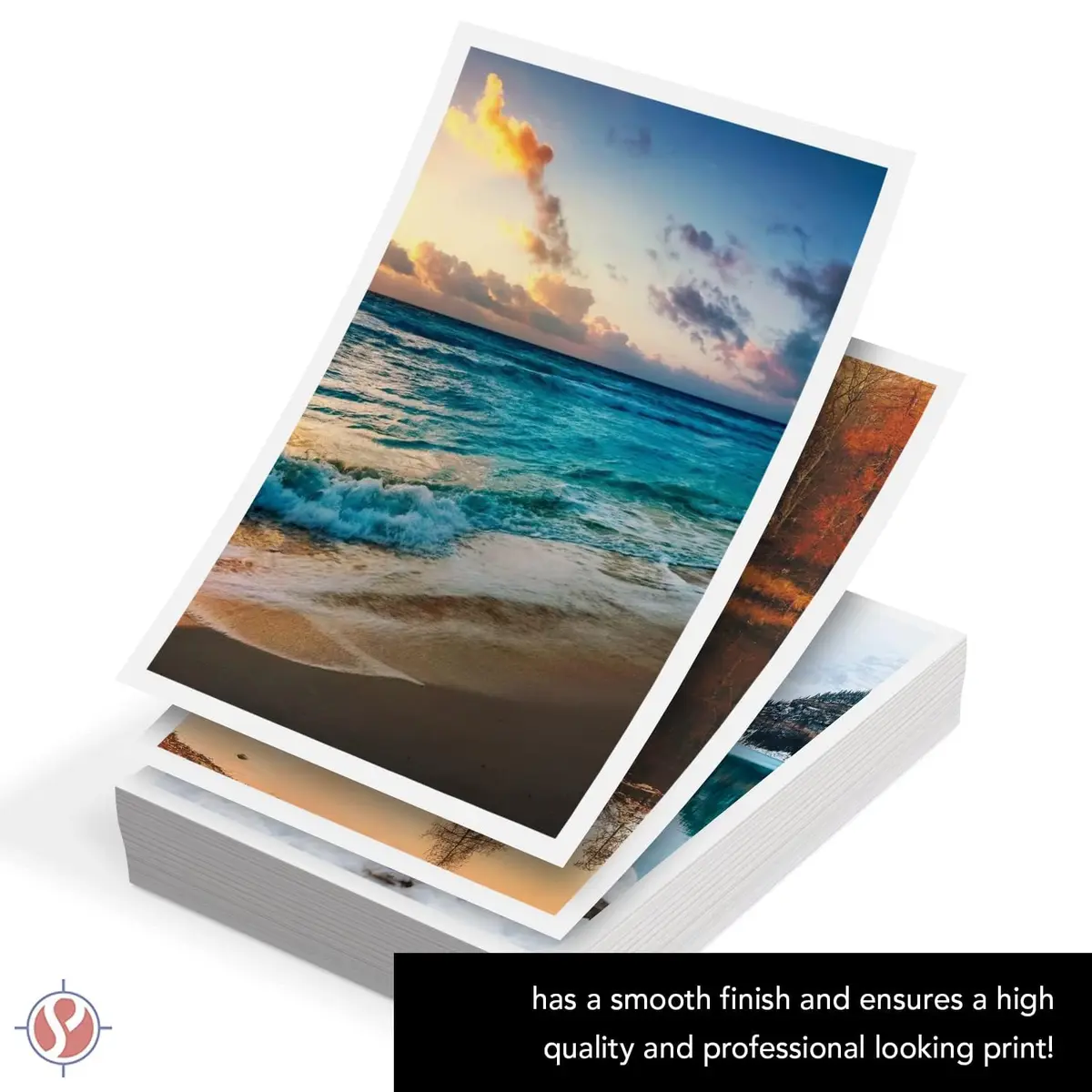 S Superfine Printing Half Letter Size Cardstock 8.5” x 5.5” Bright White 65lb Cover | Perfect for Business & Arts - view 3