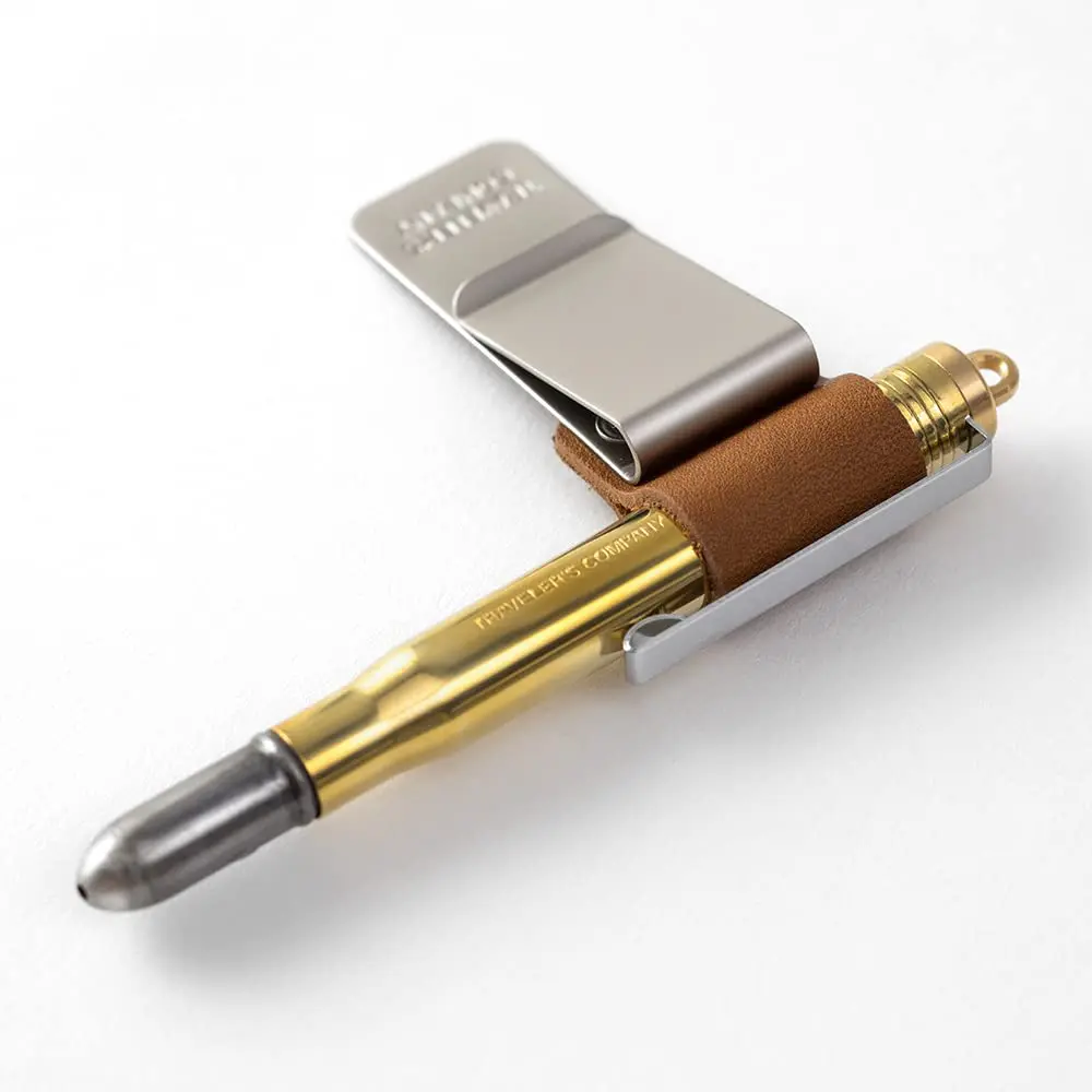 Midori Traveler's Notebook Pen Holder M Camel | Fits Pens Up to 12mm Diameter - view 4